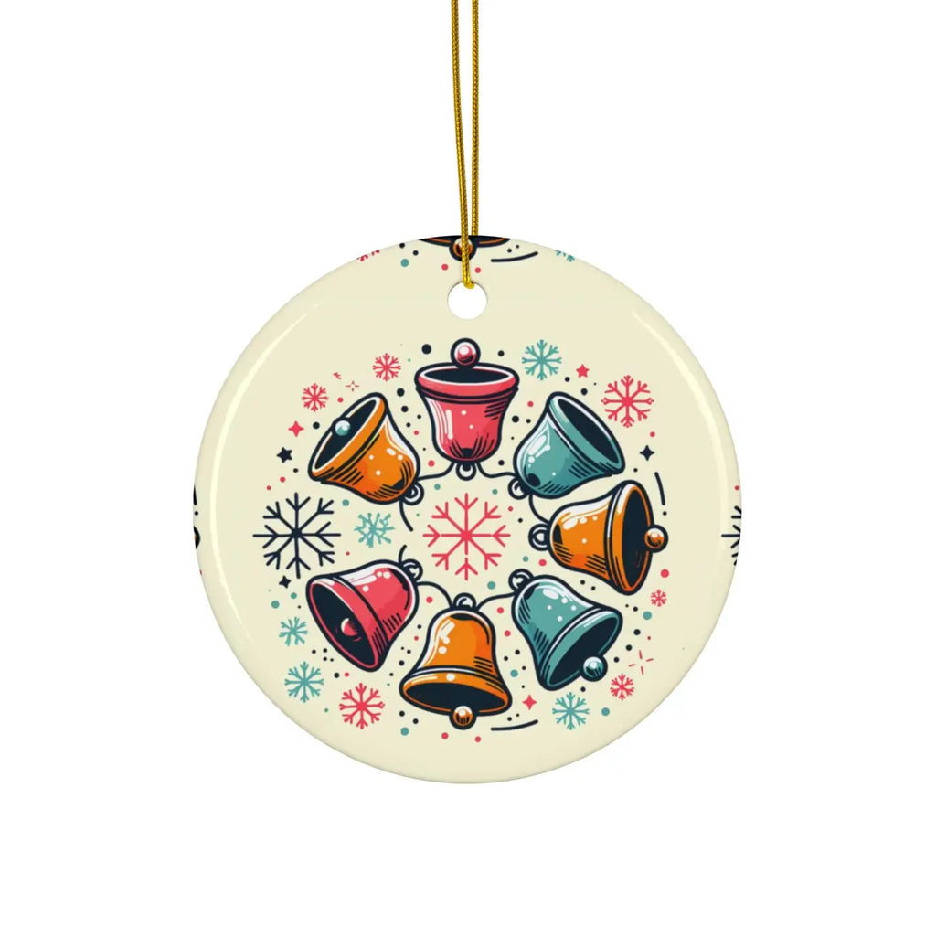 Festive Christmas Bells - Stylish Shapes Ceramic Set - DipaliZ