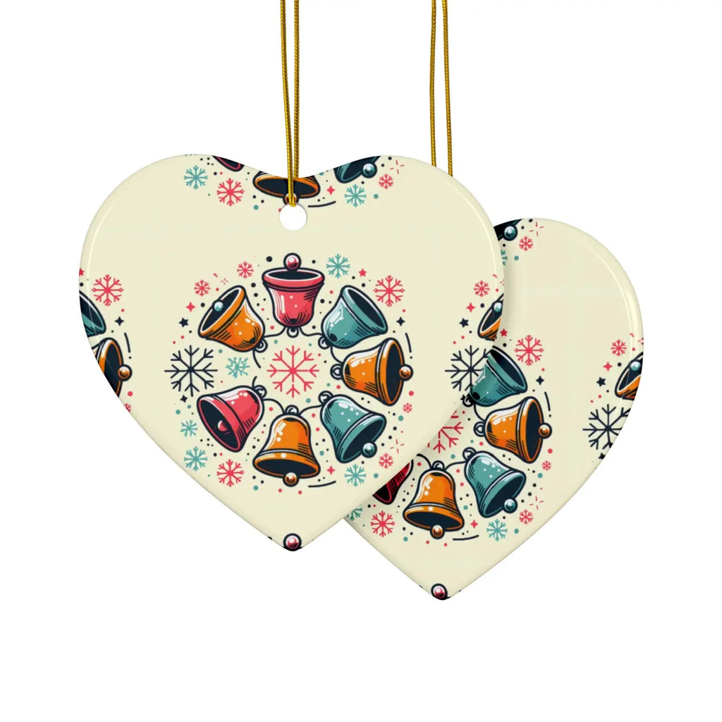 Festive Christmas Bells - Stylish Shapes Ceramic Set - DipaliZ