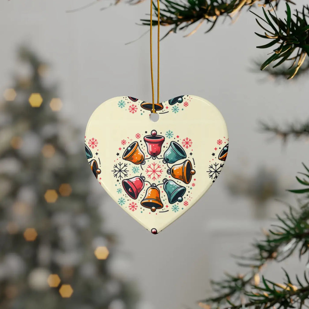 Festive Christmas Bells - Stylish Shapes Ceramic Set - DipaliZ