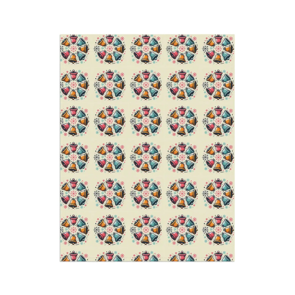 Christmas Bells House Banner - Durable Poly Poplin Canvas - DipaliZ