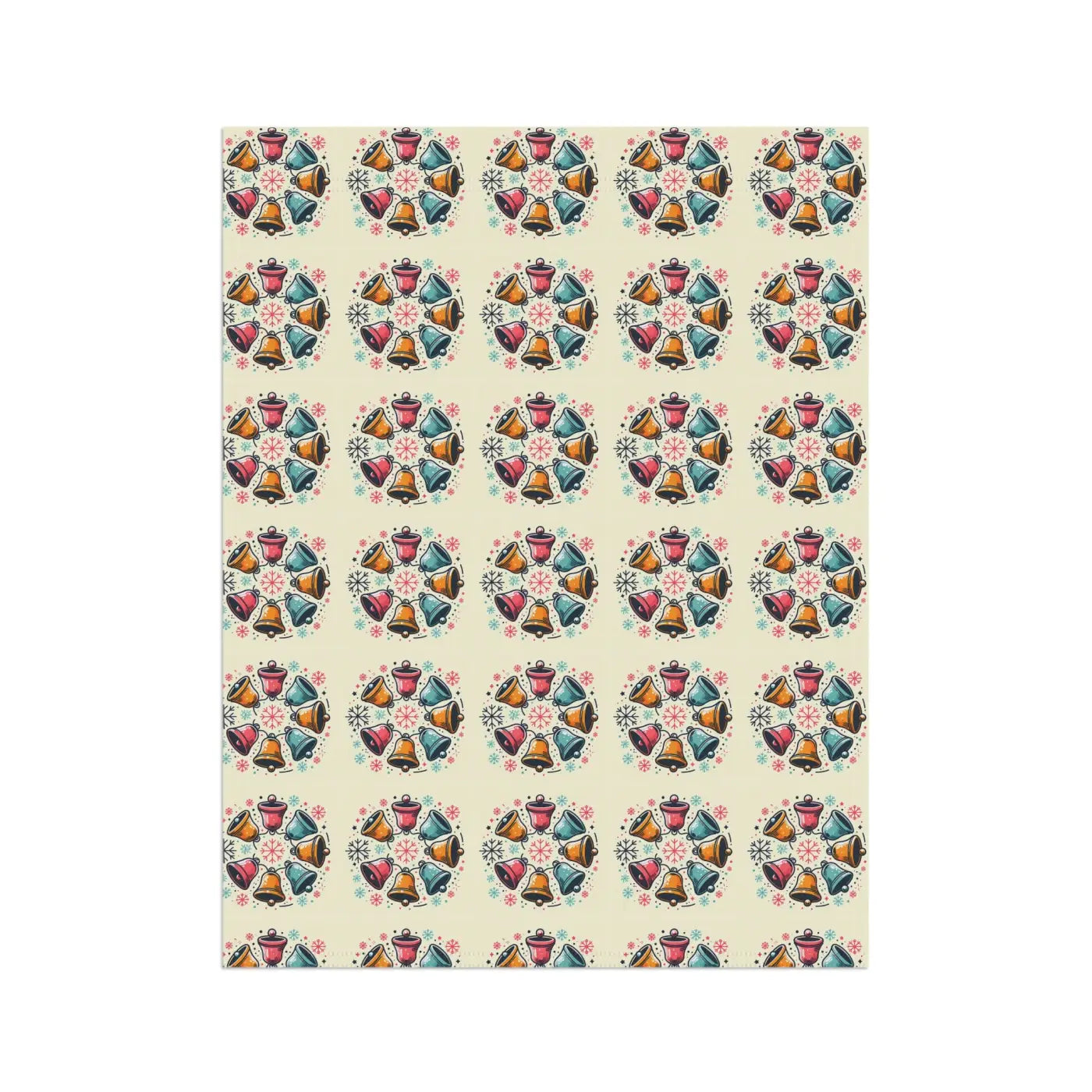 Christmas Bells House Banner - Durable Poly Poplin Canvas - DipaliZ