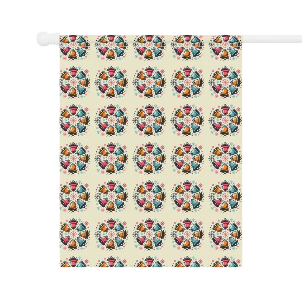 Christmas Bells House Banner - Durable Poly Poplin Canvas - DipaliZ