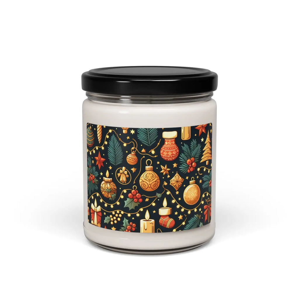 Scented Soy Candle - Holiday Magic Natural Wax - DipaliZ