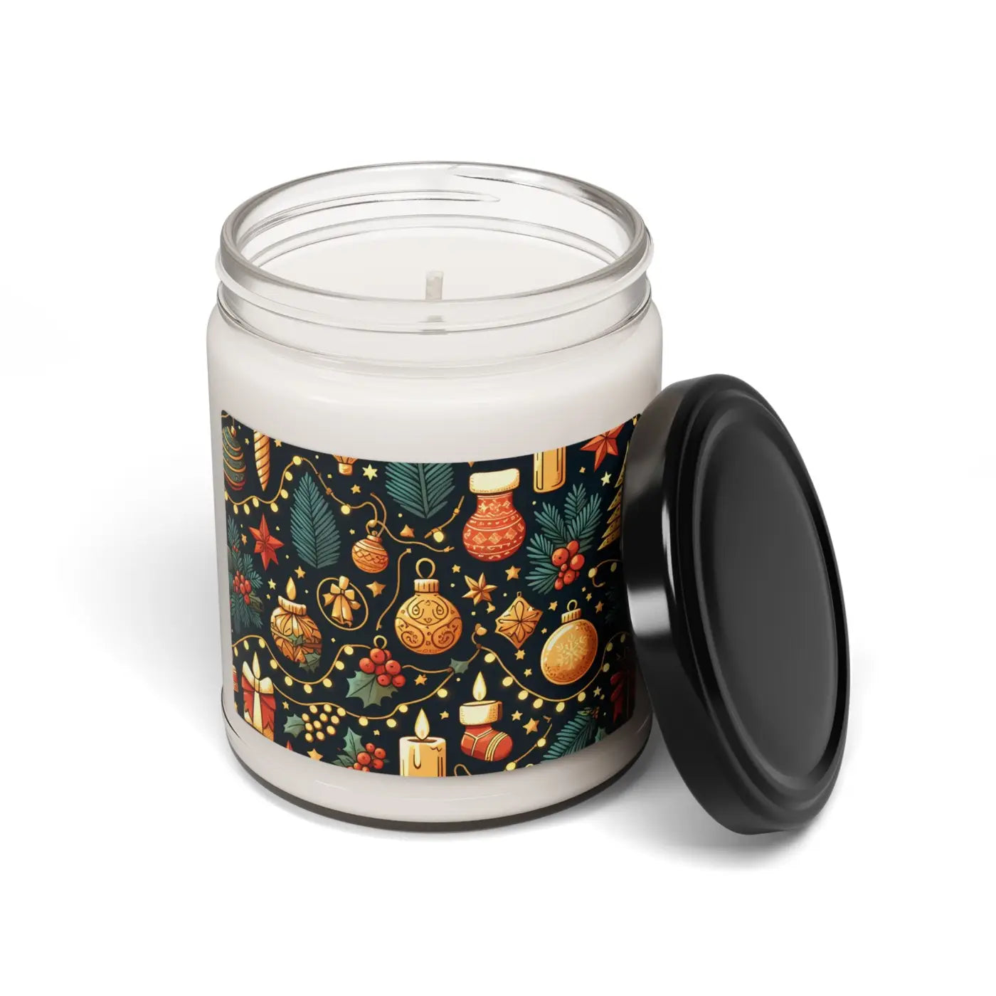 Scented Soy Candle - Holiday Magic Natural Wax - DipaliZ