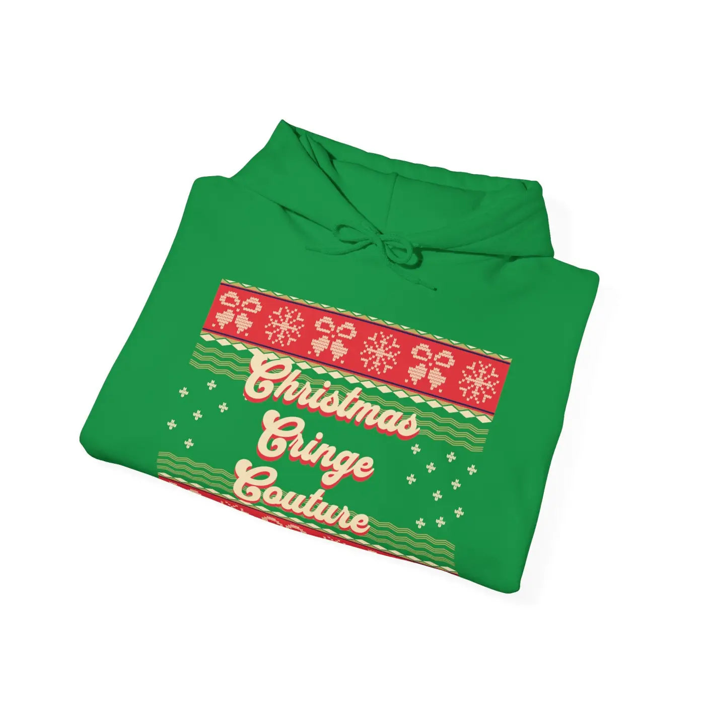 Ugly Sweater Hoodie - Cozy Christmas Vibes - DipaliZ