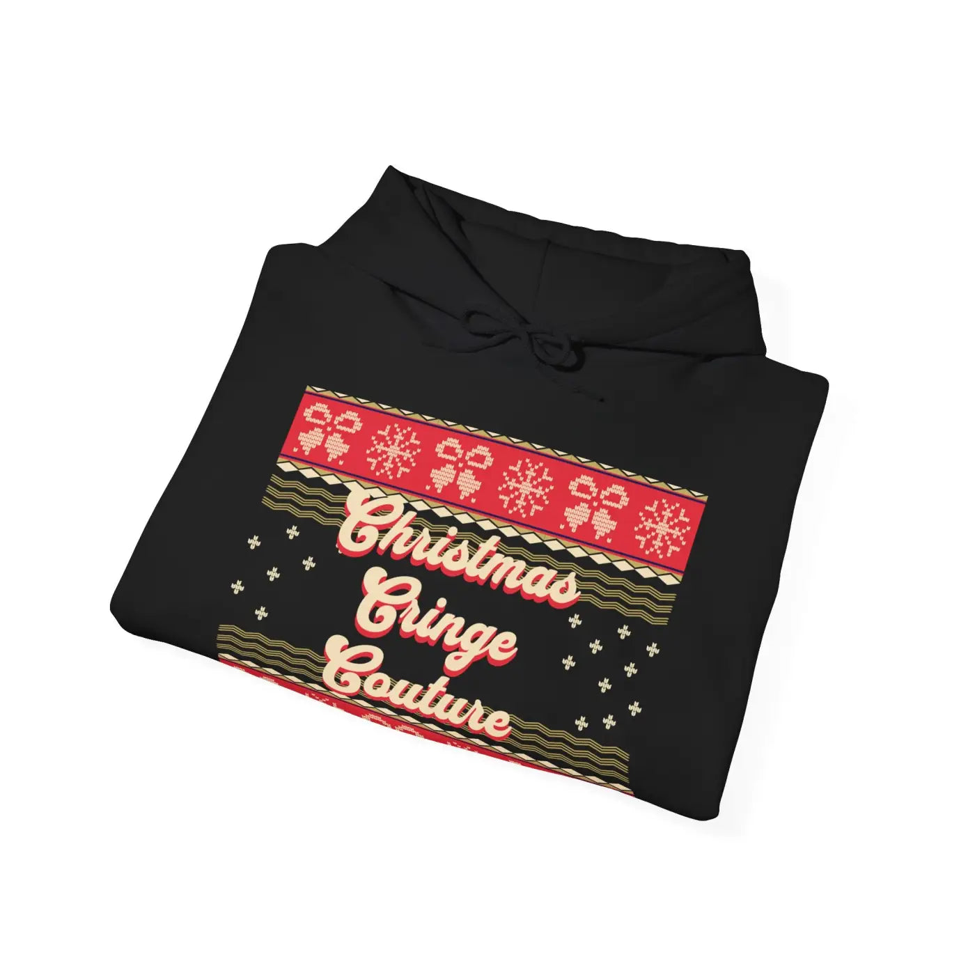 Ugly Sweater Hoodie - Cozy Christmas Vibes - DipaliZ