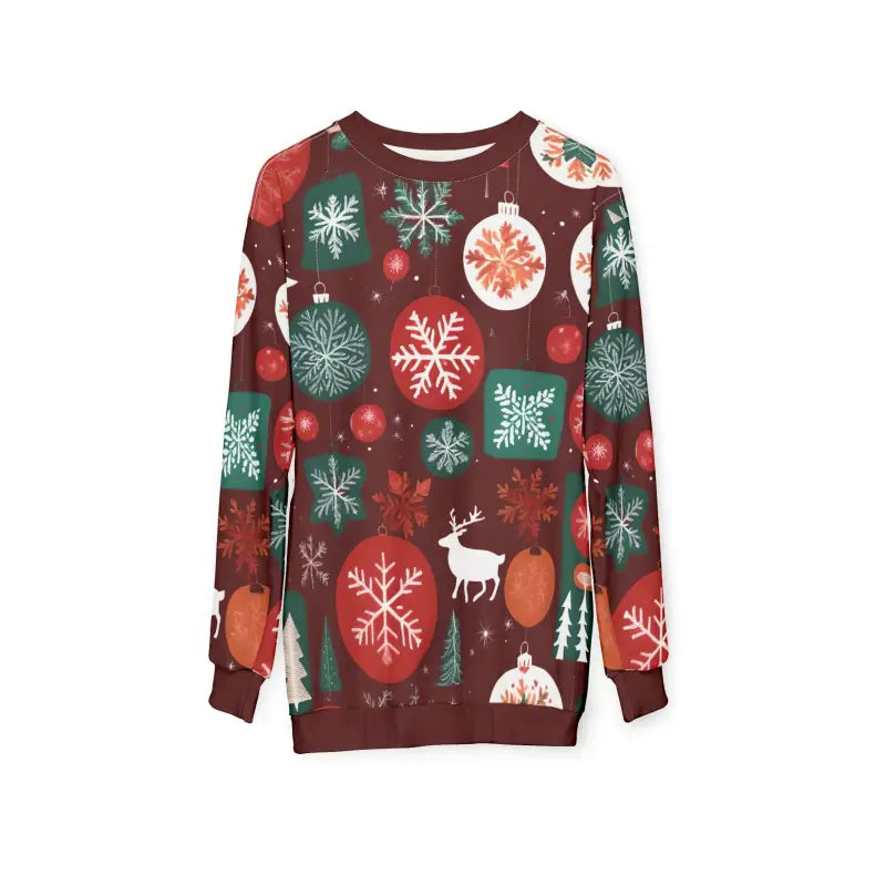Custom Cut Unisex Sweatshirt - Christmas Decorations - DipaliZ