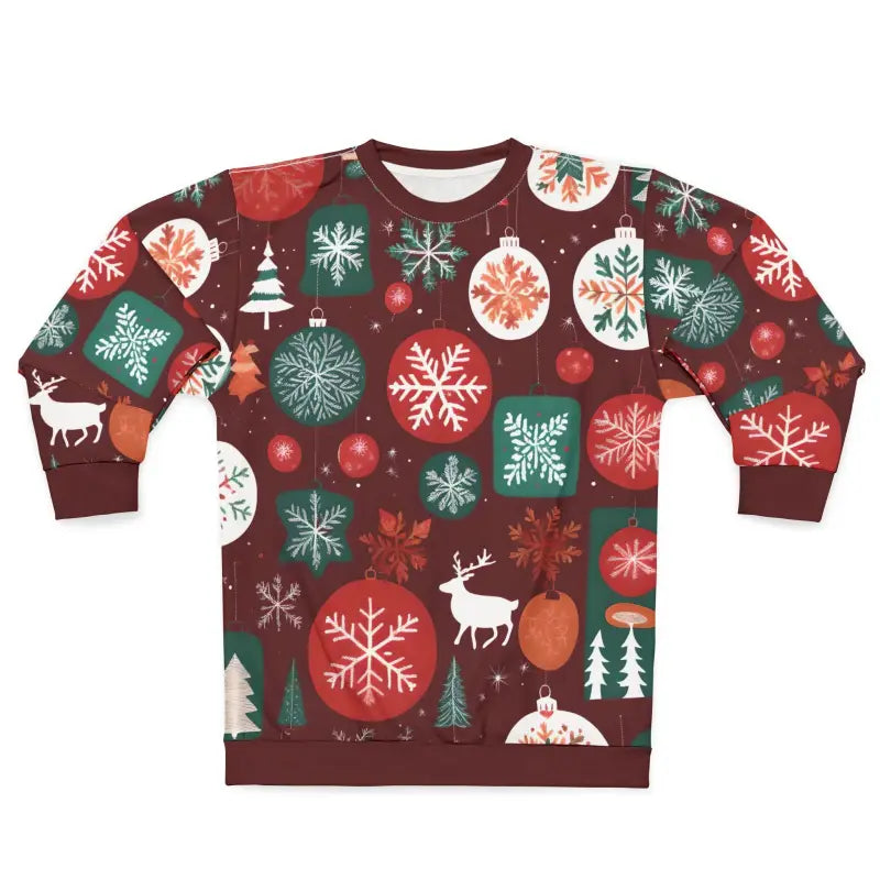 Custom Cut Unisex Sweatshirt - Christmas Decorations - DipaliZ