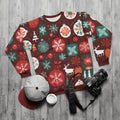 Custom Cut Unisex Sweatshirt - Christmas Decorations - DipaliZ