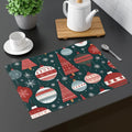 Festive Christmas Decorations Placemats - Double-Sided - DipaliZ