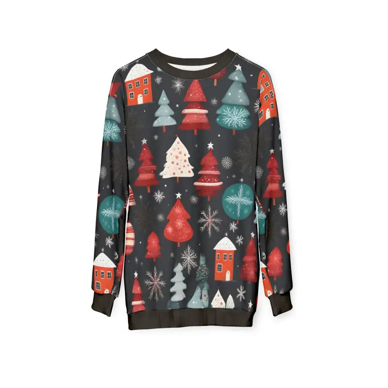 Custom Cut Unisex Sweatshirt - Christmas Ready Style - DipaliZ