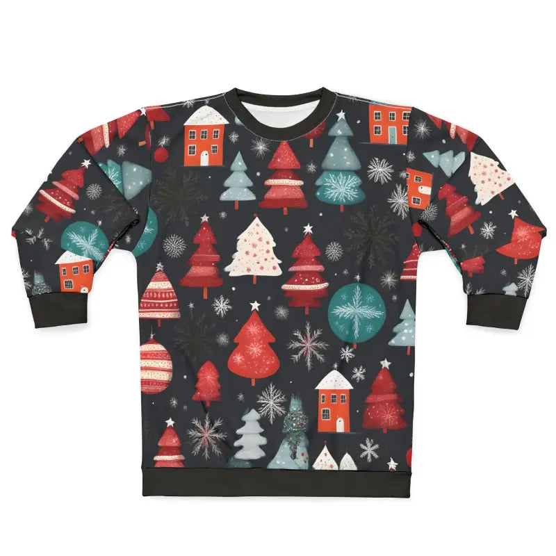 Custom Cut Unisex Sweatshirt - Christmas Ready Style - DipaliZ