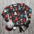 Custom Cut Unisex Sweatshirt - Christmas Ready Style - DipaliZ