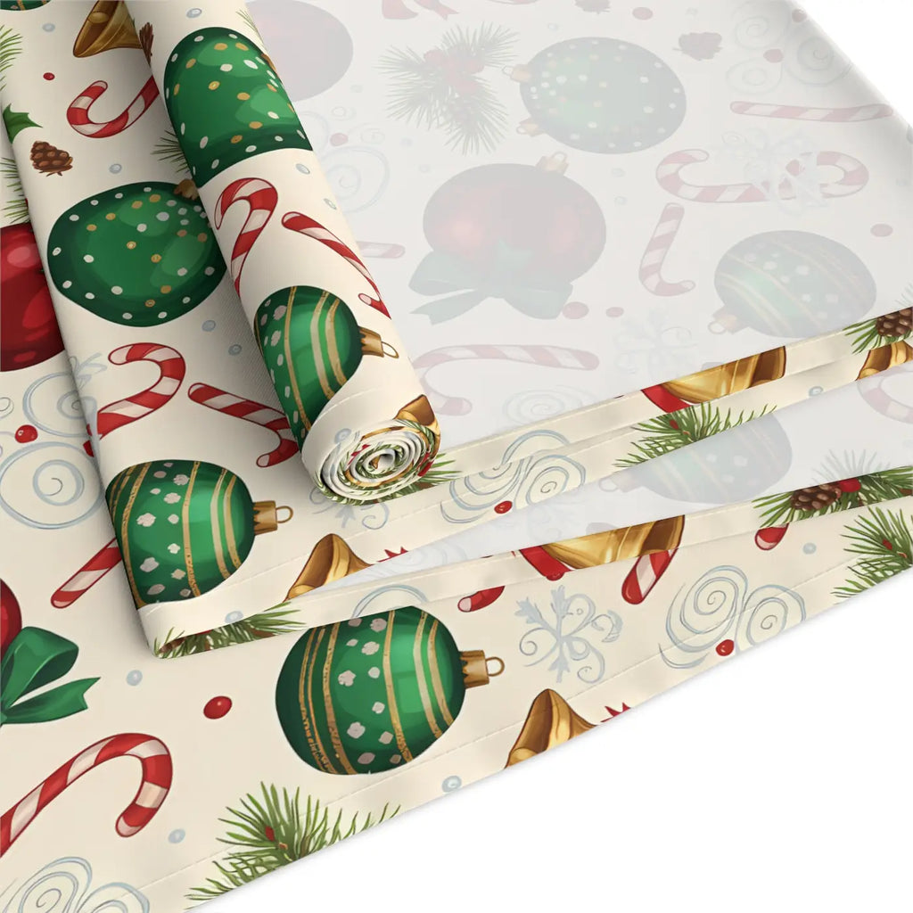 Farmhouse Gingerbread Twill Table Runner - Slightly Muted - DipaliZ