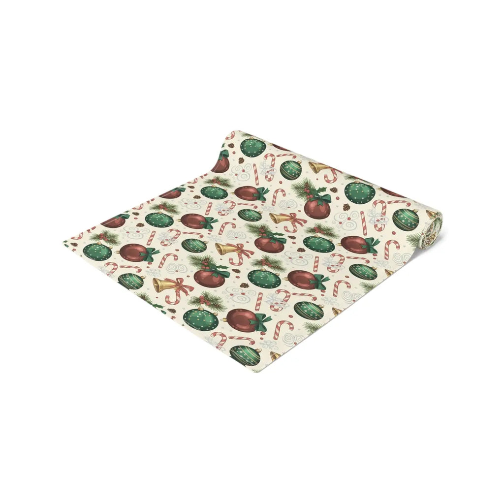 Farmhouse Gingerbread Twill Table Runner - Slightly Muted - DipaliZ
