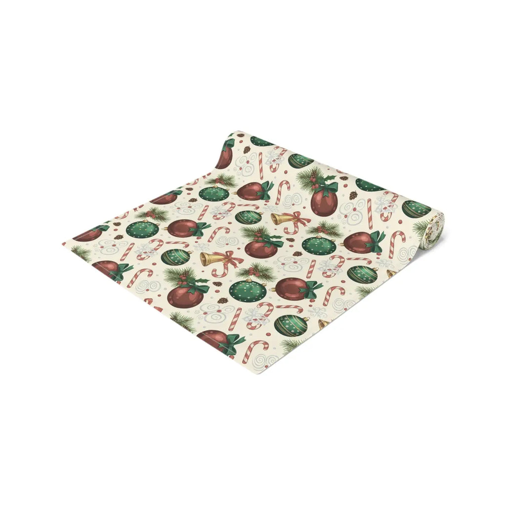Farmhouse Gingerbread Twill Table Runner - Slightly Muted - DipaliZ