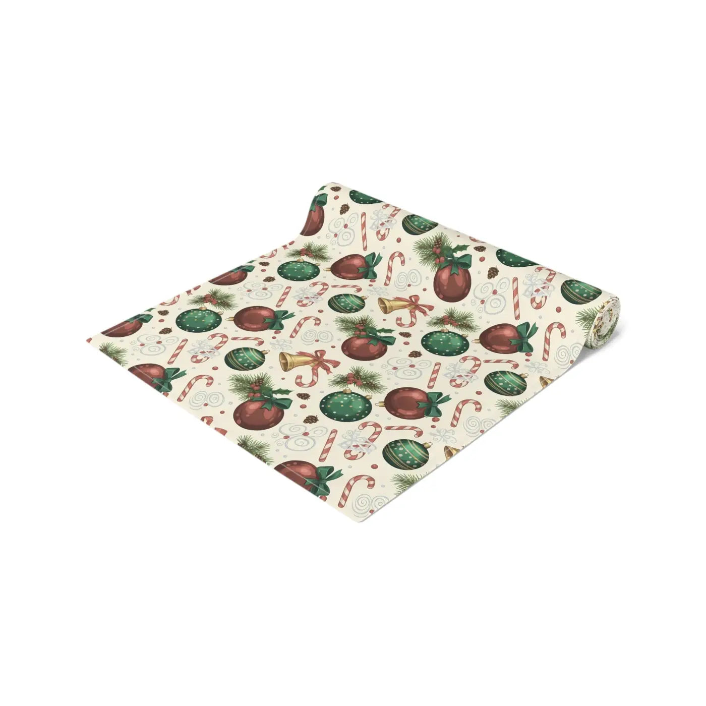 Farmhouse Gingerbread Twill Table Runner - Slightly Muted - DipaliZ