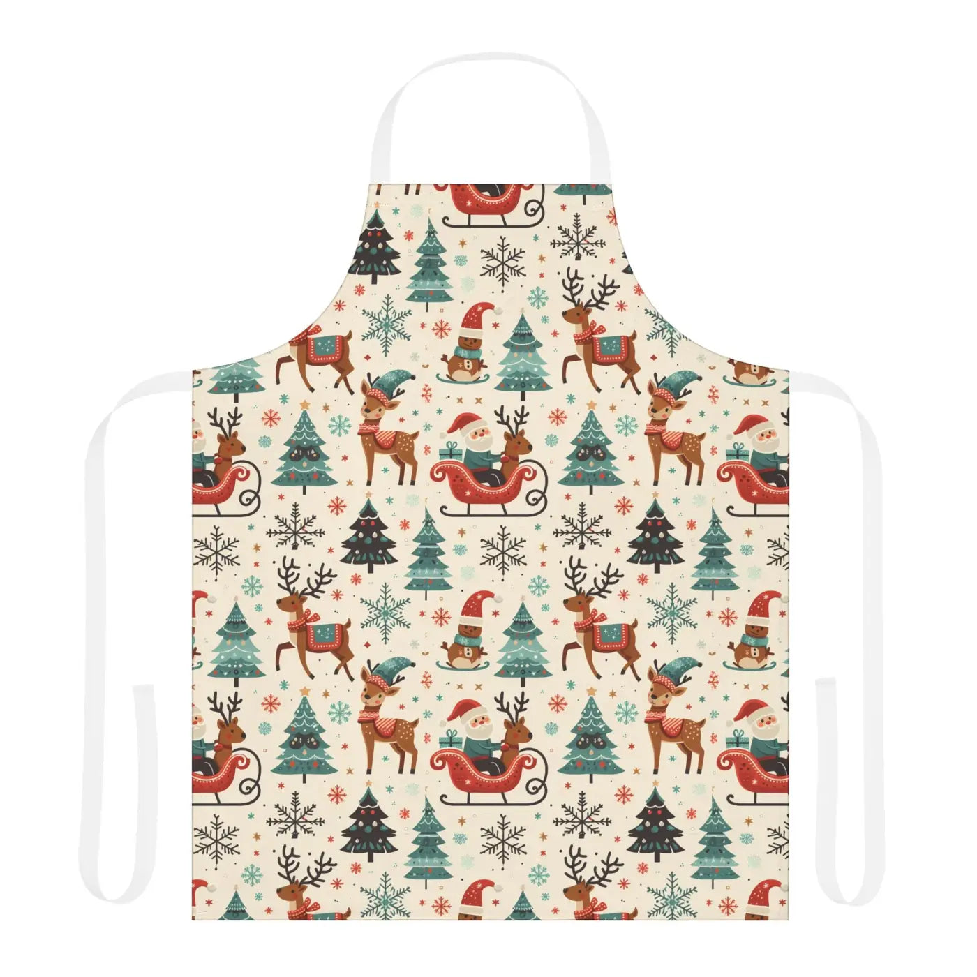 Festive Christmas Apron - Holiday Gathering Essential - DipaliZ
