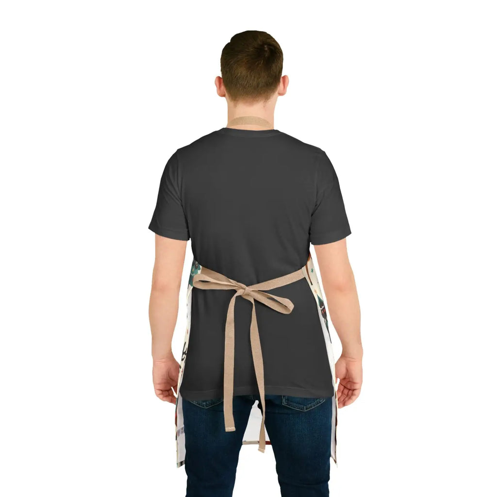 Santa Adventure Apron - Festive Kitchen Essential - DipaliZ