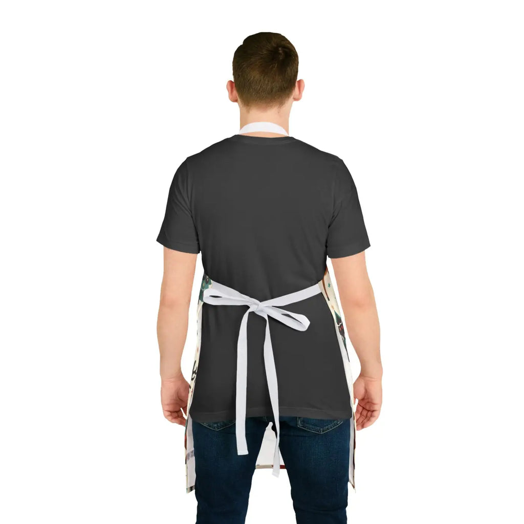 Santa Adventure Apron - Festive Kitchen Essential - DipaliZ