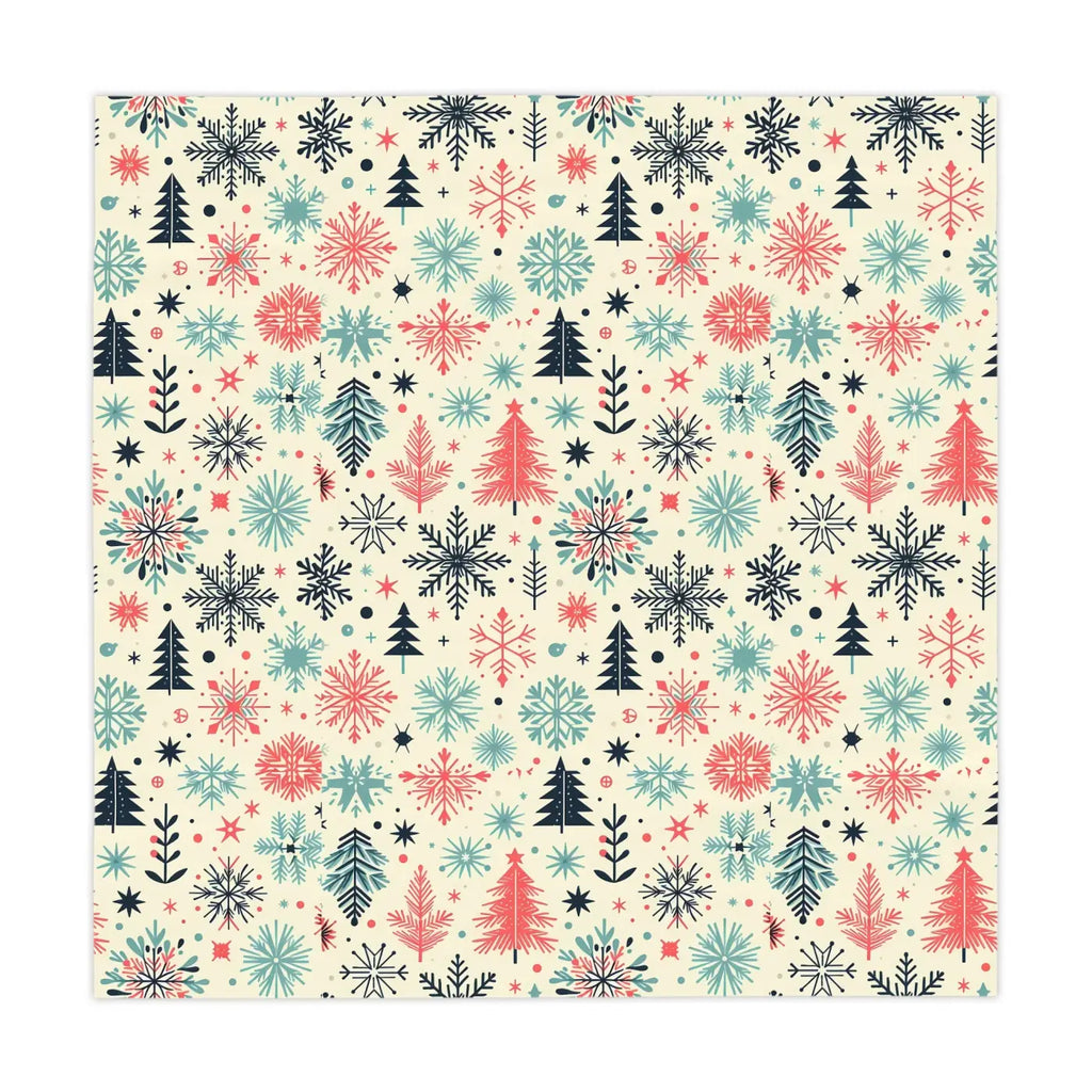 Winter Wonderland Tablecloth - Stylish One-Sided Print Christmas - DipaliZ