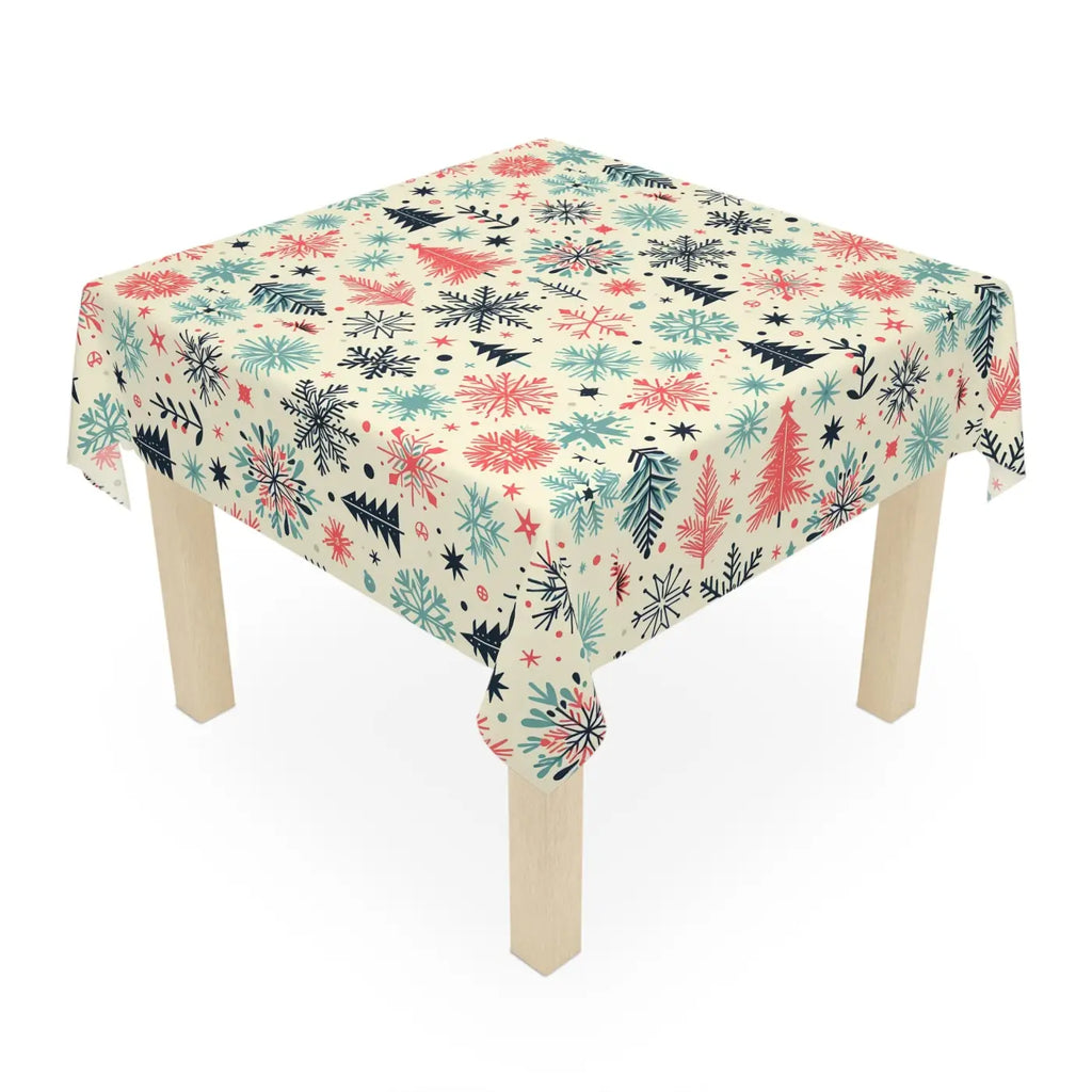 Winter Wonderland Tablecloth - Stylish One-Sided Print Christmas - DipaliZ