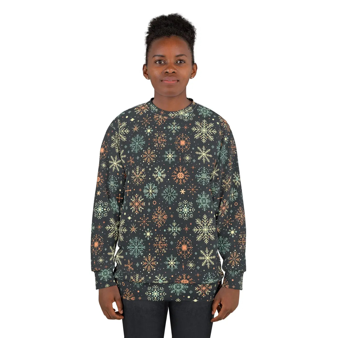 Christmas Snowflakes Unisex Sweatshirt - Festive Flair - DipaliZ