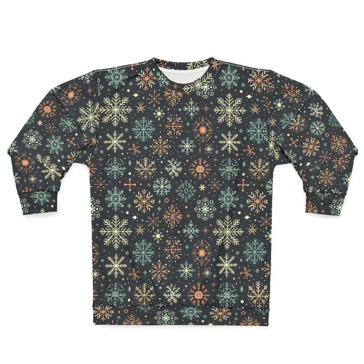 Christmas Snowflakes Unisex Sweatshirt - Festive Flair - DipaliZ