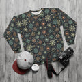 Christmas Snowflakes Unisex Sweatshirt - Festive Flair - DipaliZ