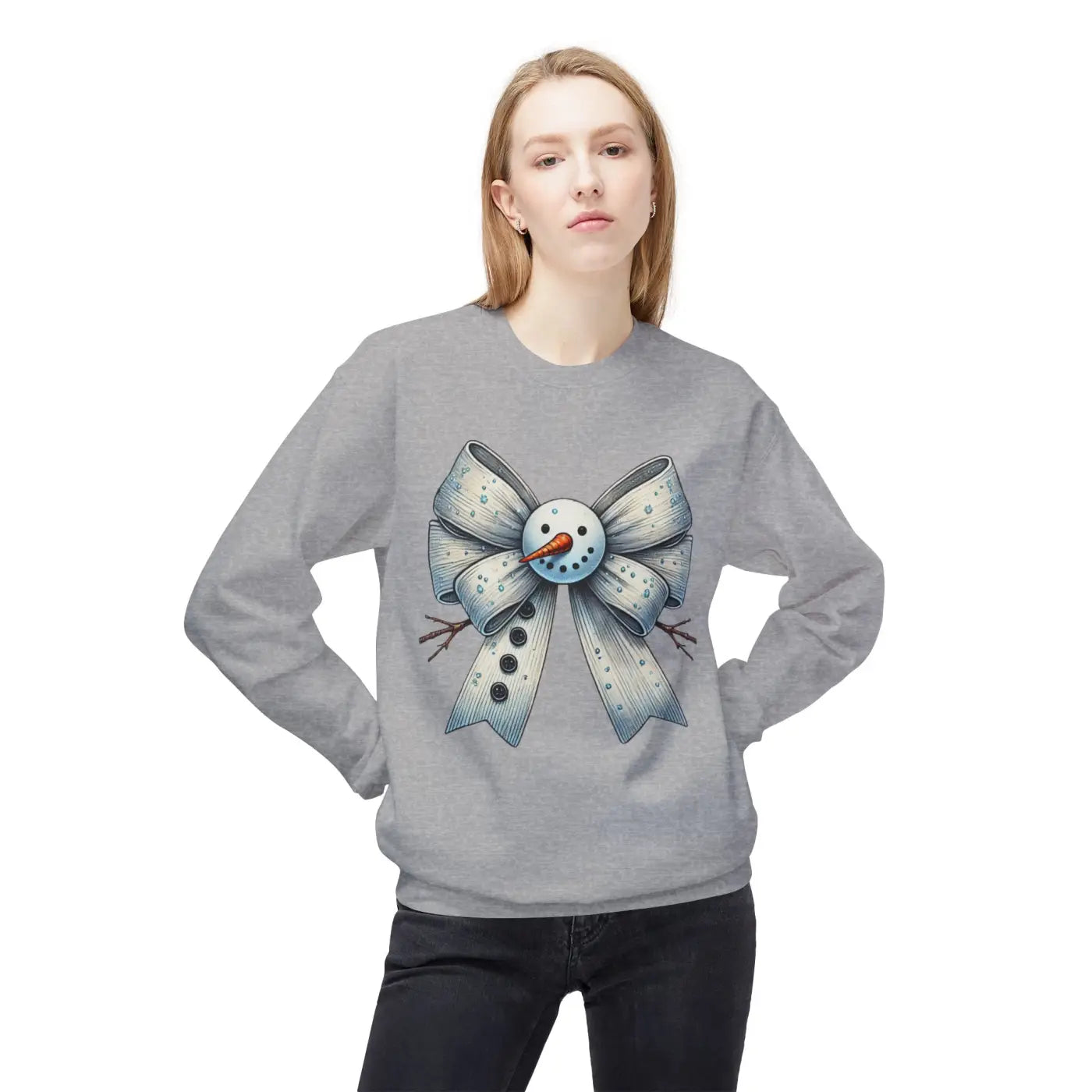 Cozy Midweight Softstyle Fleece Crewneck - Ring Spun Cotton - DipaliZ