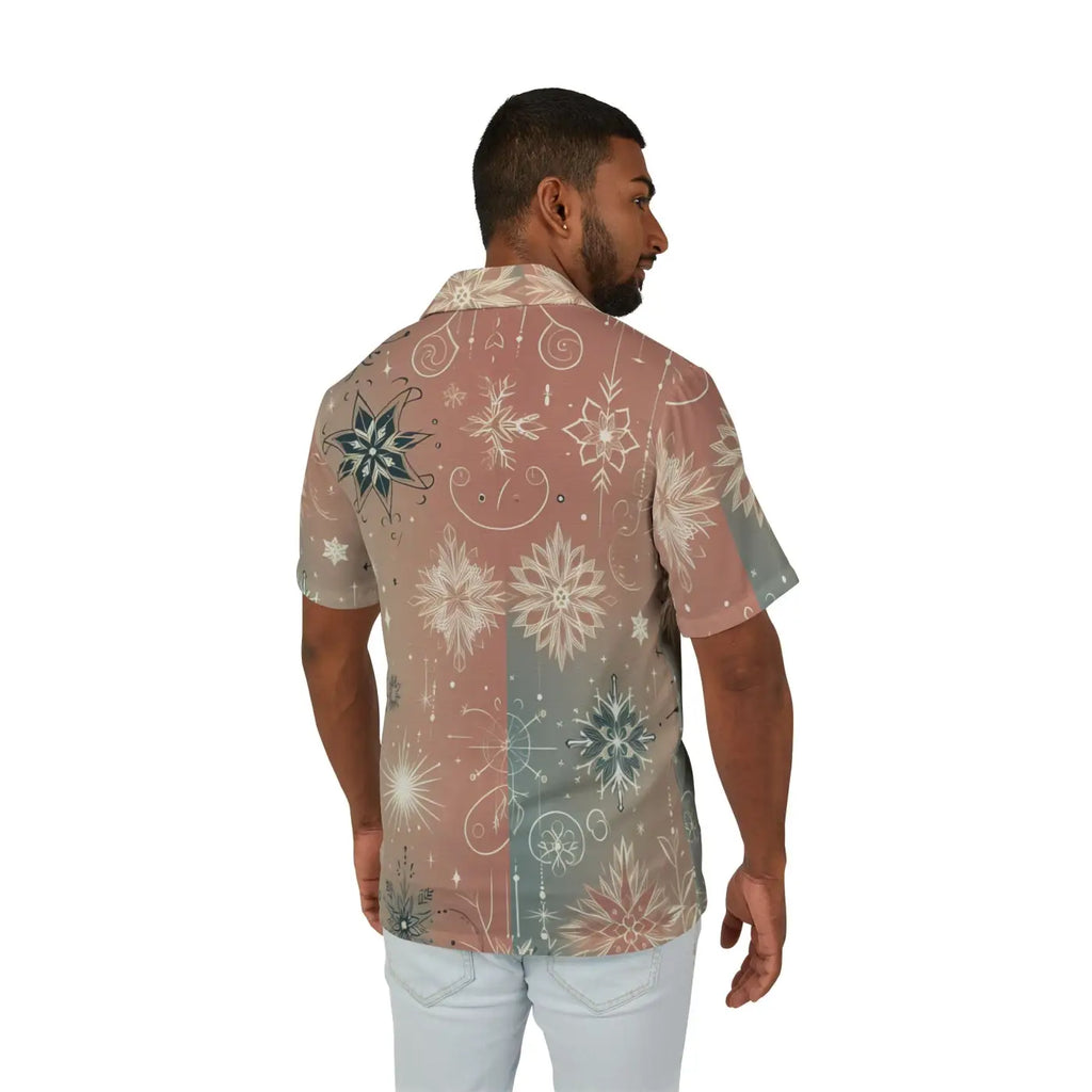Hawaiian Camp Shirt - Christmas Sparkle Meets Endless Summer - DipaliZ