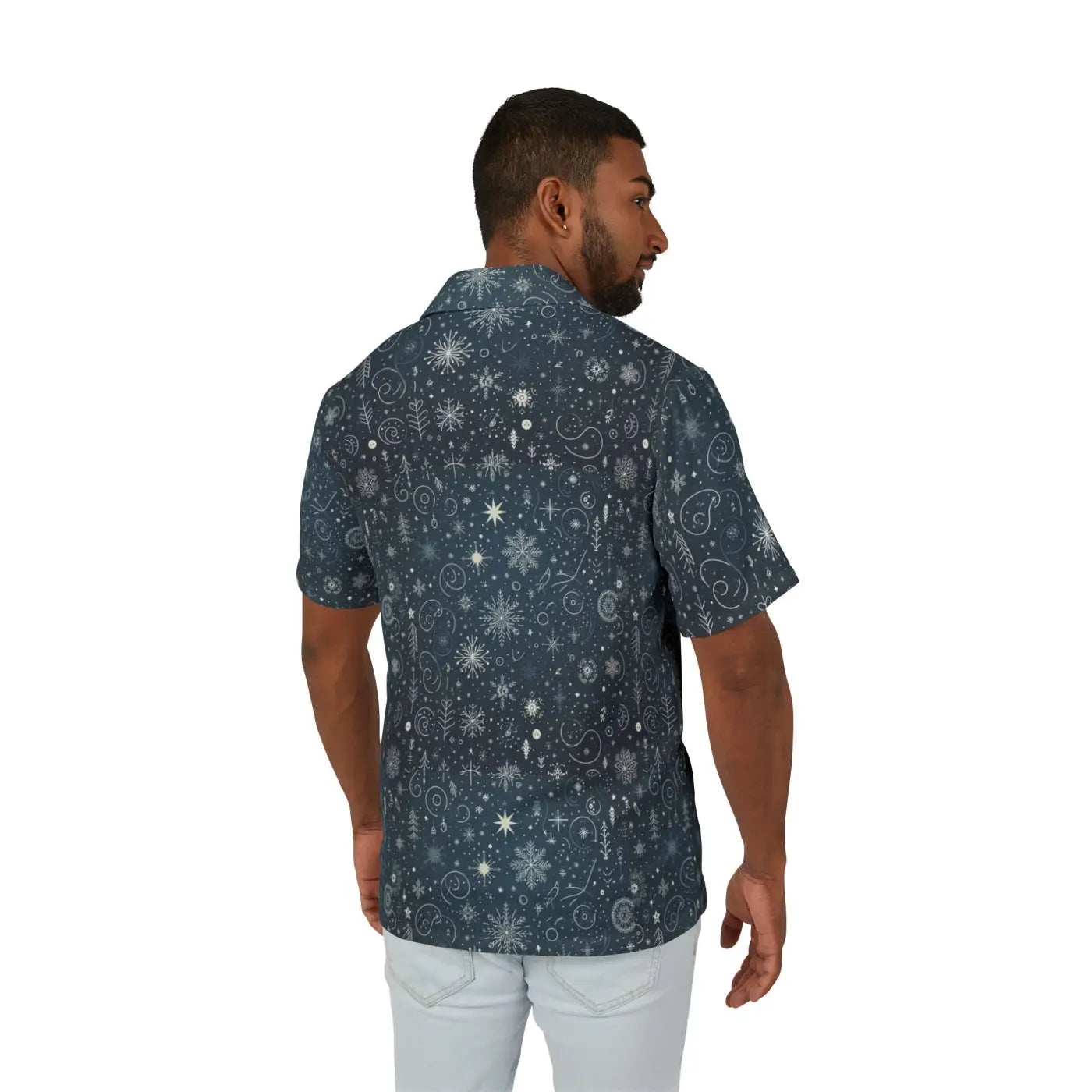 Hawaiian Camp Shirt - Festive Chic Christmas Style - DipaliZ