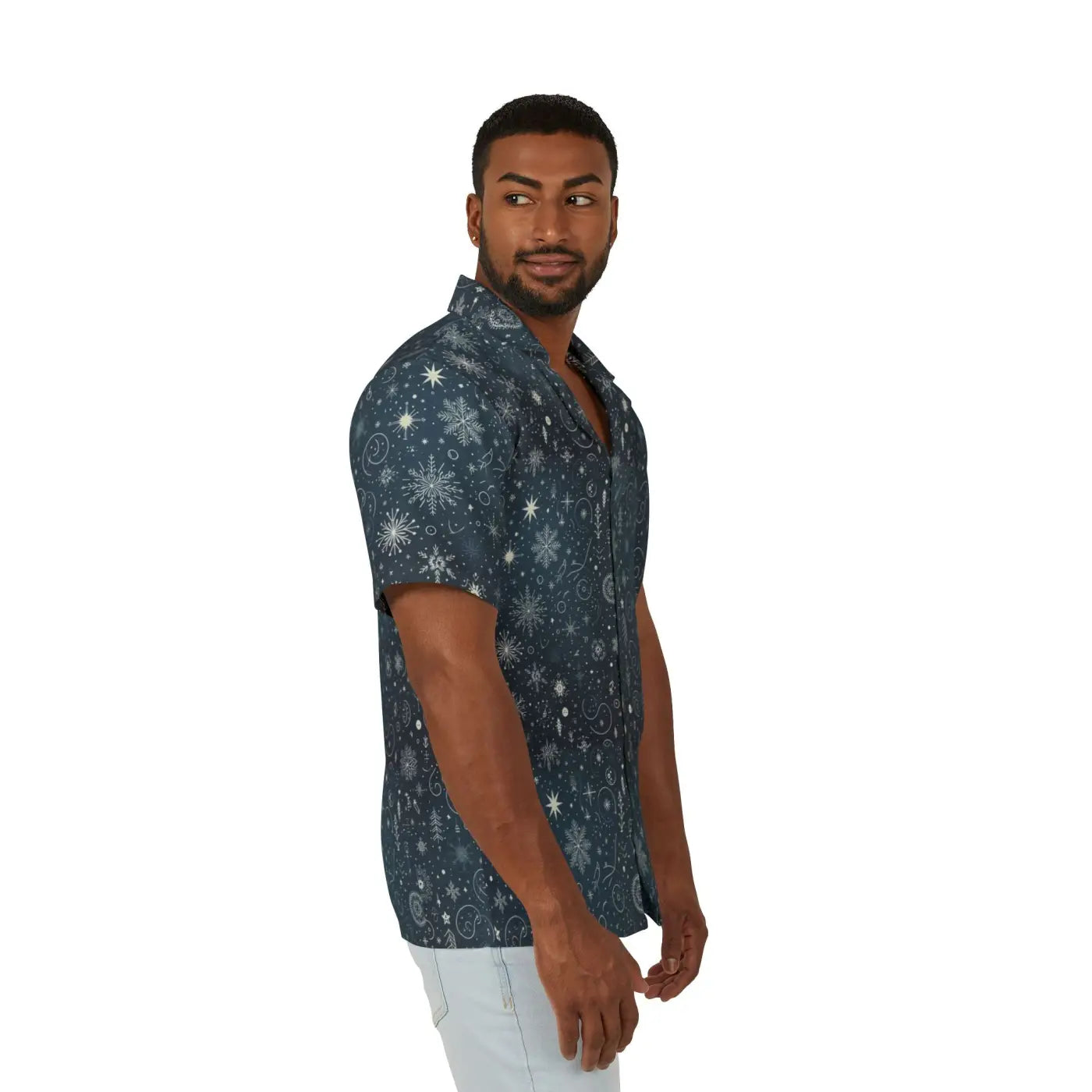 Hawaiian Camp Shirt - Festive Chic Christmas Style - DipaliZ