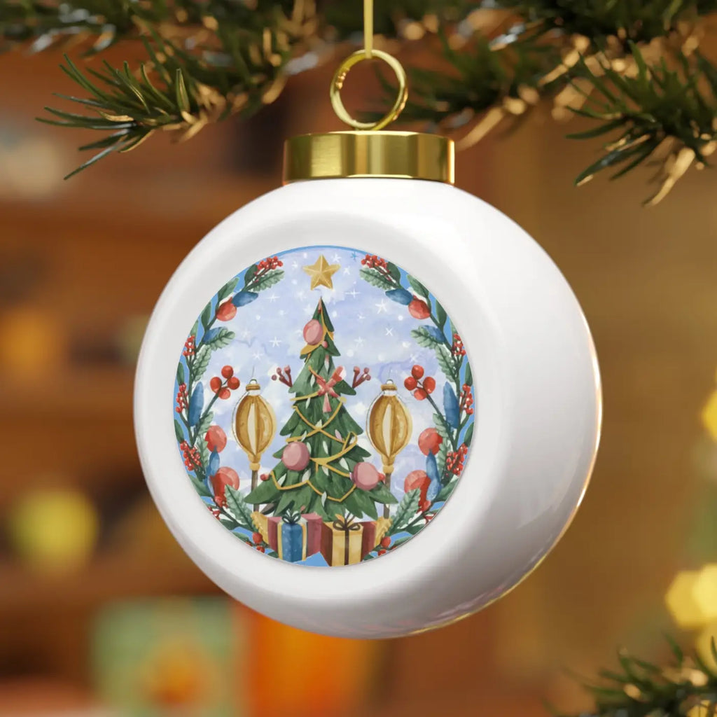 Dazzling Christmas Ball Ornament - Festive Touch Decor - DipaliZ