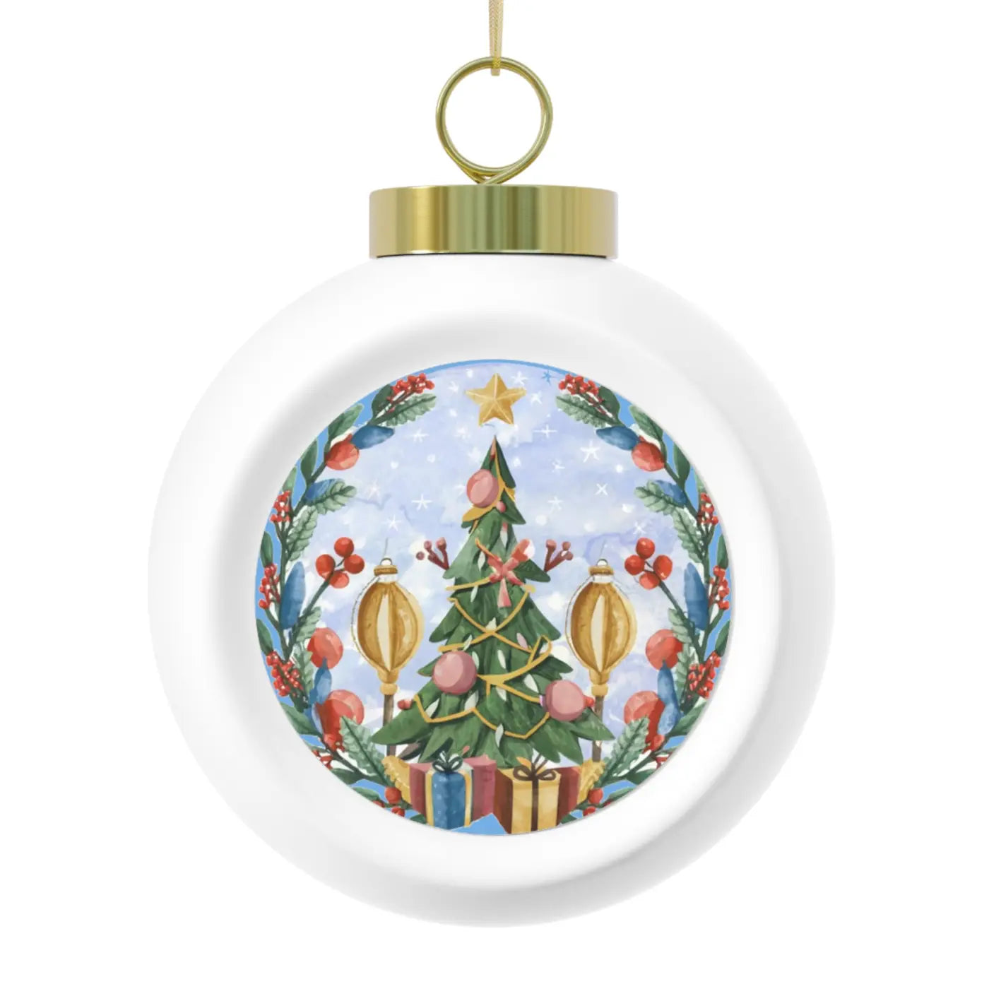 Dazzling Christmas Ball Ornament - Festive Touch Decor - DipaliZ