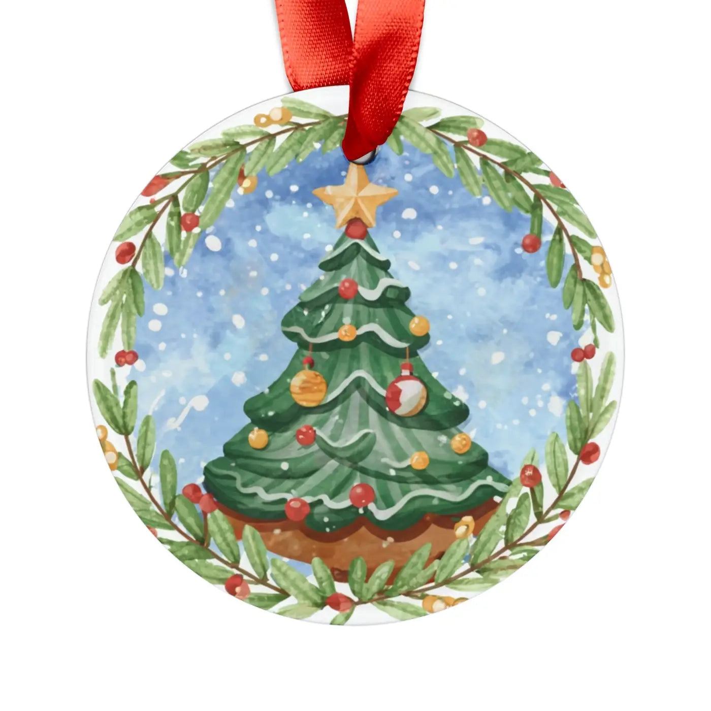 Festive Christmas Tree Decorations - Holiday Ornaments - DipaliZ