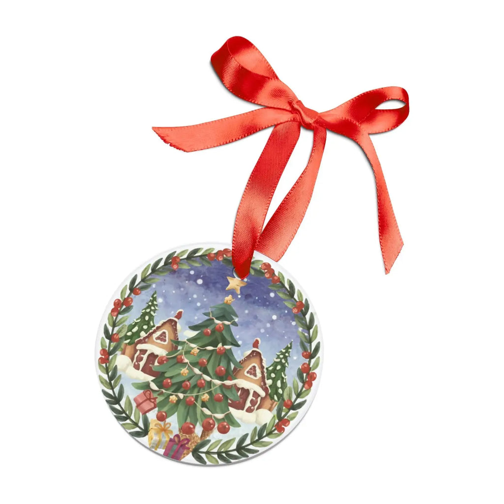 Acrylic Ornament Houses - Christmas Tree Decor - DipaliZ