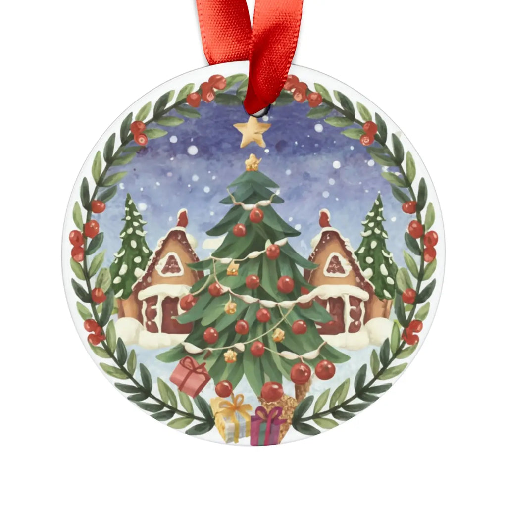 Acrylic Ornament Houses - Christmas Tree Decor - DipaliZ