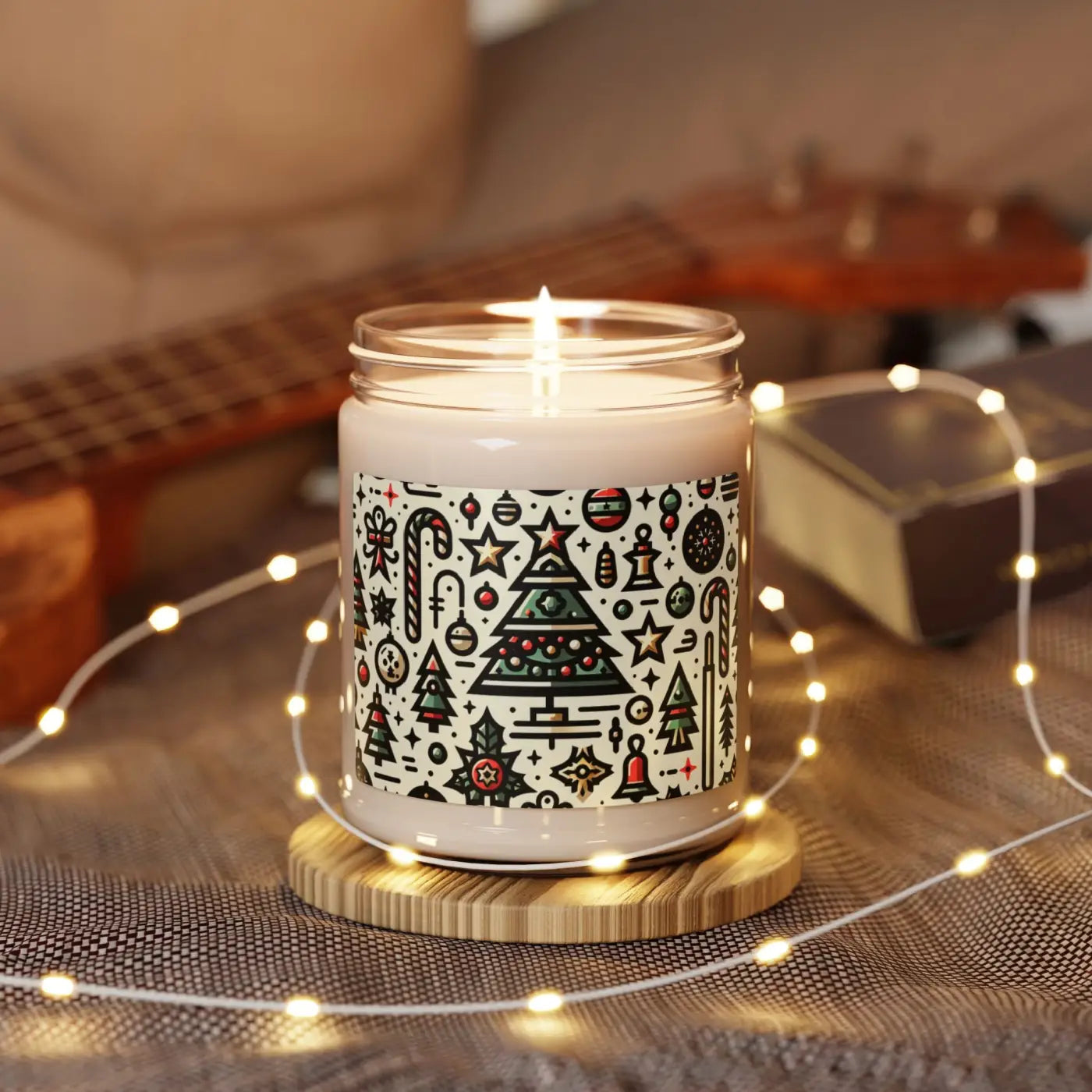 Christmas Tree Delight Soy Candle - Festive Holiday Scent - DipaliZ