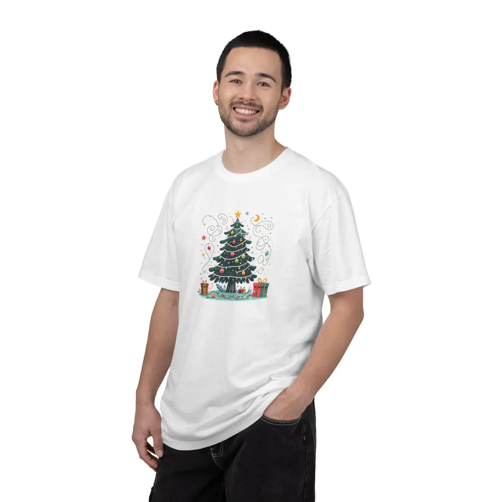 Festive Comfort Colors Christmas Tree Tee - Unisex - DipaliZ