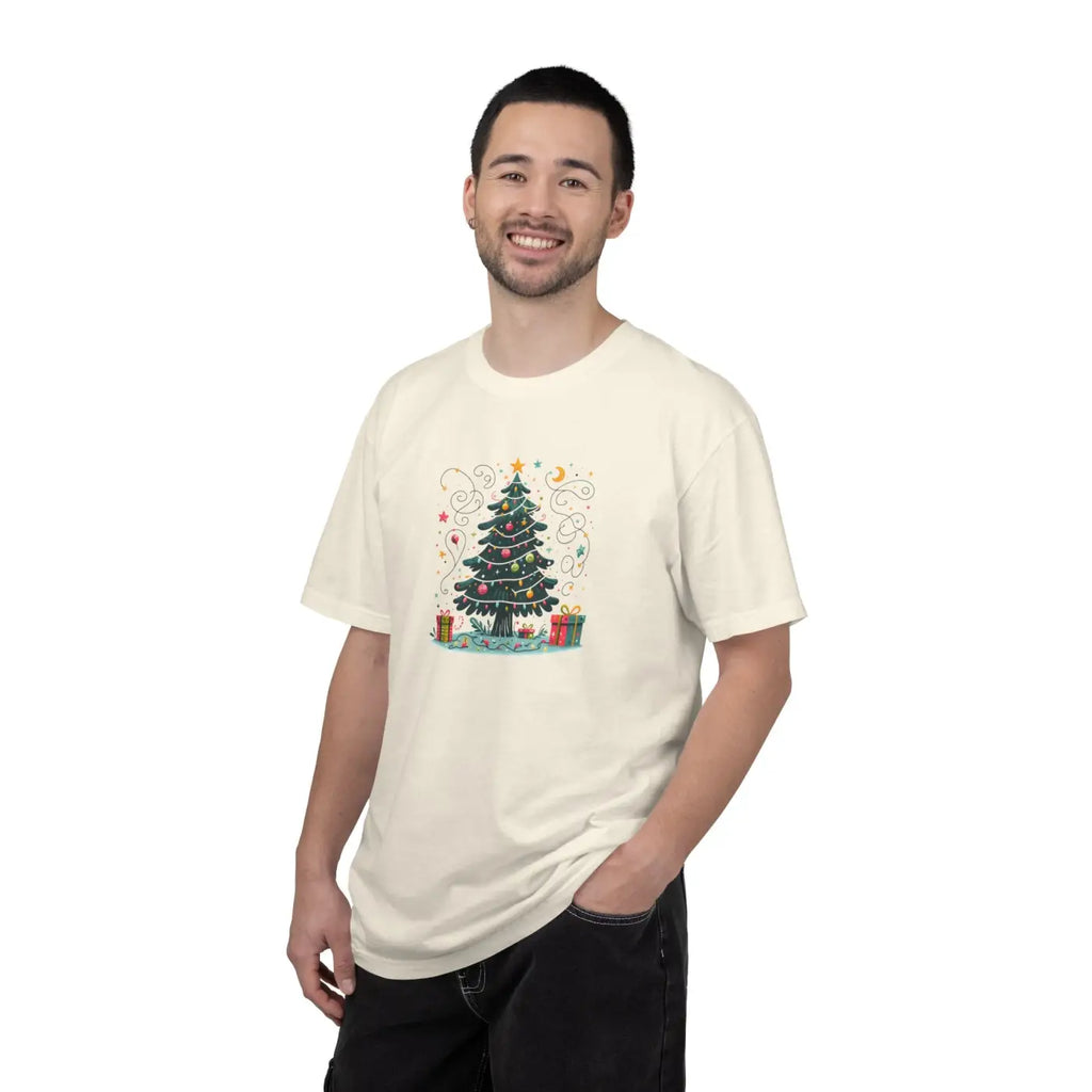Festive Comfort Colors Christmas Tree Tee - Unisex - DipaliZ