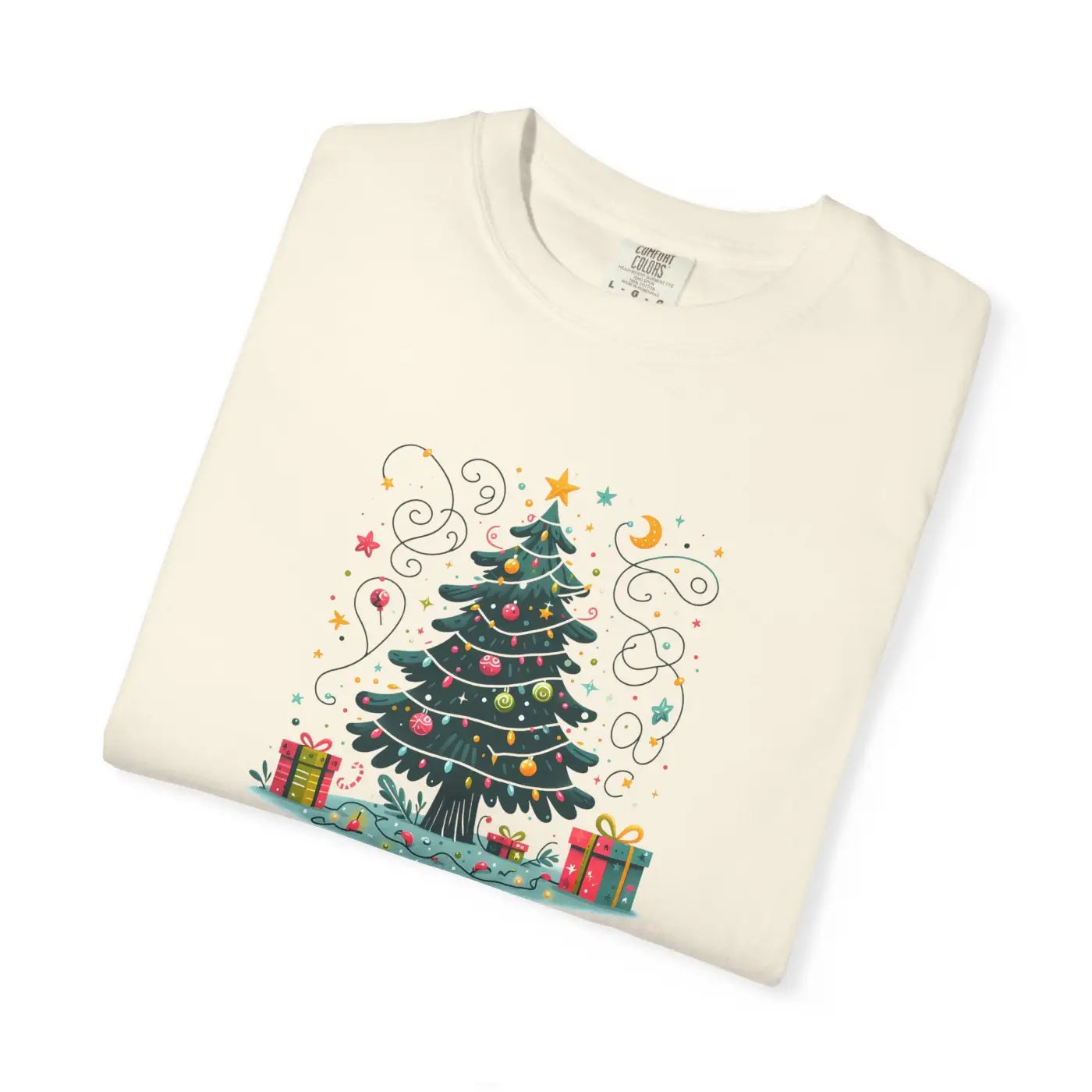 Festive Comfort Colors Christmas Tree Tee - Unisex - DipaliZ
