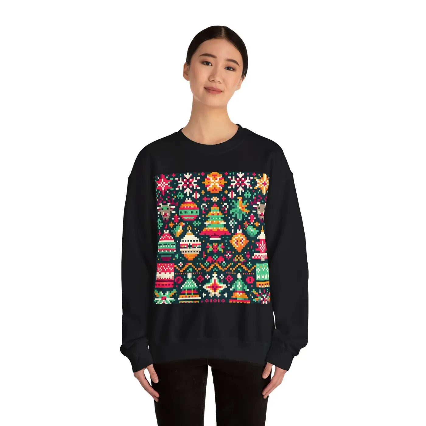 Festive Unisex Heavy Blend Sweatshirt - Holiday Comfort - DipaliZ
