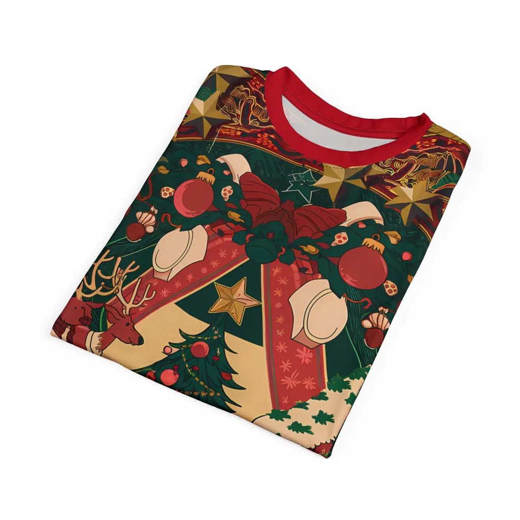 Joyful Christmas Vibe Cut and Sew Tee - Unisex - DipaliZ