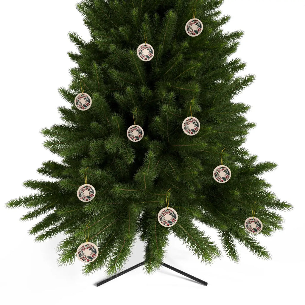 Stylish Ceramic Wreaths - Holiday Spirit Christmas Decor - DipaliZ