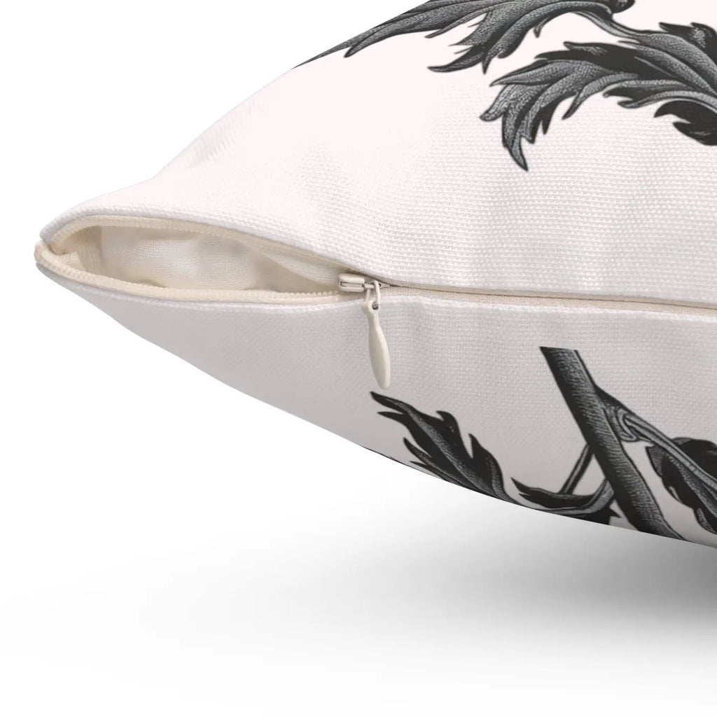 Chrysanthemum Flower Throw Pillow - Cozy Living Room - DipaliZ