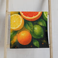 Vibrant Citrus Fruit Hand Towel - Kitchen Decor - DipaliZ