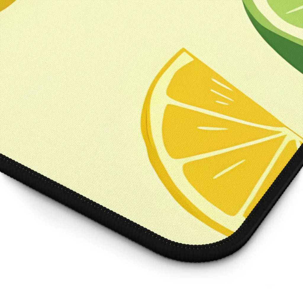 Citrus Pattern Desk Mat - Vibrant Home Office Decor - DipaliZ