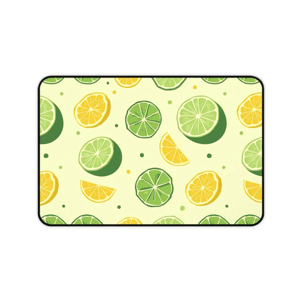 Citrus Pattern Desk Mat - Vibrant Home Office Decor - DipaliZ