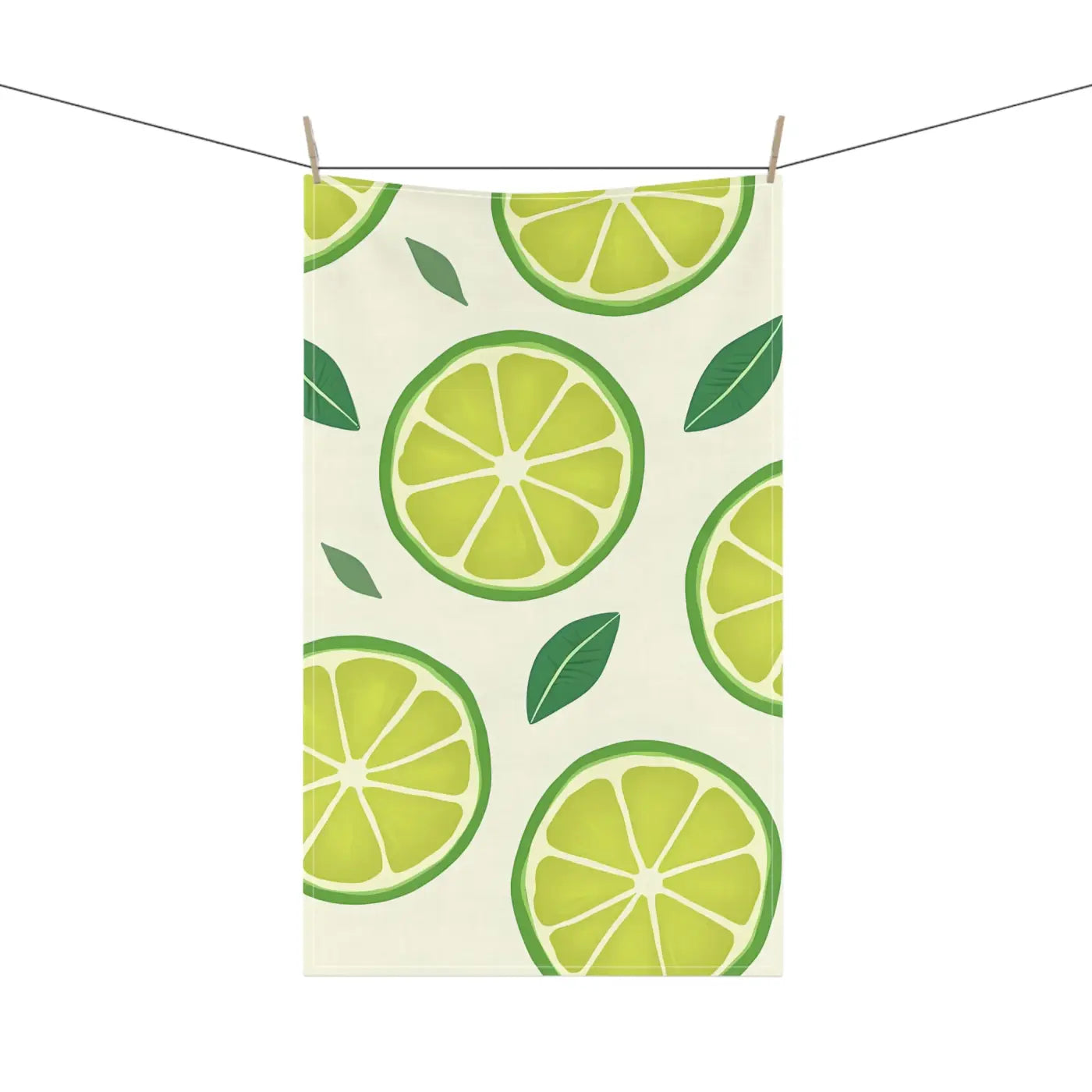 Citrus Slice Tea Towels - Lemon Charm Kitchen Decor - DipaliZ